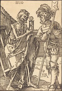 Kuolema ja Lansquenet, 1510. tekijältä Albrecht Dürer