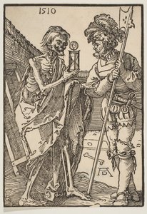Kuolema ja Lansquenet.n.d. tekijältä Albrecht Dürer