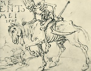 Kuolon ratsastus, 1505, 1943. tekijältä Albrecht Dürer