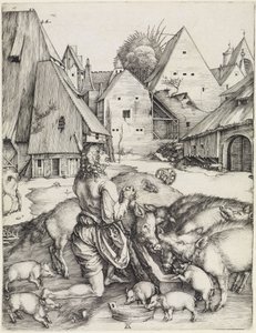 Tuhlaajapoika tekijältä Albrecht Dürer