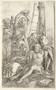 Laskeutuminen ristiltä tekijältä Albrecht Dürer