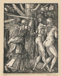 Karkotus paratiisista (Pieni passio) tekijältä Albrecht Dürer