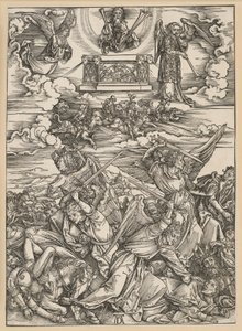 Neljä koston enkeliä (Apokalypsi) tekijältä Albrecht Dürer