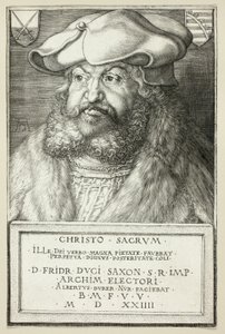 Saksin vaaliruhtinas Frederick Viisas tekijältä Albrecht Dürer