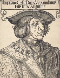 Keisari Maximilian I, n. 1518. tekijältä Albrecht Dürer