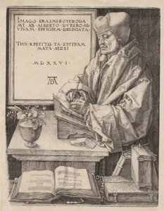 Erasmus Rotterdamilainen tekijältä Albrecht Dürer