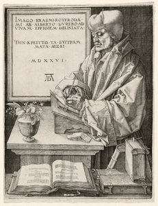 Erasmus Rotterdamilainen tekijältä Albrecht Dürer