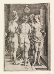 Neljä alaston naista (Neljä noitaa) tekijältä Albrecht Dürer