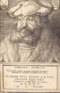Frederick Viisas, Saksin vaaliruhtinas, 1524. tekijältä Albrecht Dürer