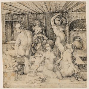 Saksa: Frauenbad Naisten kylpylä tekijältä Albrecht Dürer