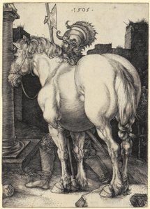 Suuri hevonen tekijältä Albrecht Dürer