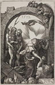 Helvetin riipaiseminen; Kristus Limbossa, Kaiverretusta kärsimyksestä tekijältä Albrecht Dürer