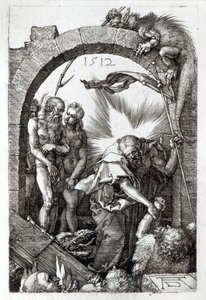 Harrowing of Hell tai Kristuksen laskeutuminen Limboon, 1512 tekijältä Albrecht Dürer
