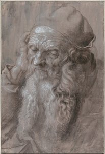 Vanhan miehen pää, 1521 tekijältä Albrecht Dürer