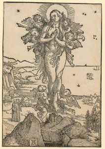 Pyhät piispat Nikolaus, Ulrich ja Erasmus tekijältä Albrecht Dürer
