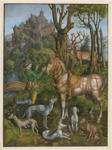 Pyhä Eustachius tekijältä Albrecht Dürer
