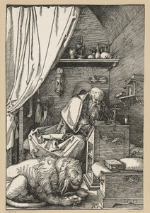 Pyhä Hieronymus sellissään tekijältä Albrecht Dürer