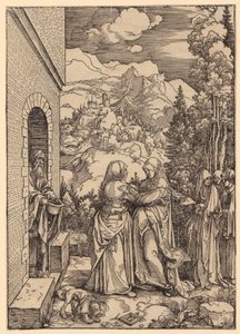 Heimsuchung, sarjan ”Das Marienleben” 9. osa tekijältä Albrecht Dürer