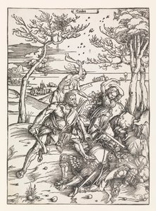 Hercules valloittaa molionidikaksoset tekijältä Albrecht Dürer