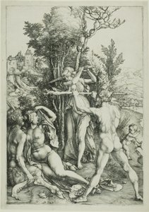 Hercules risteyksessä (Mustasukkaisuus) tekijältä Albrecht Dürer