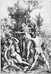 Hercules, c1500, 1936 tekijältä Albrecht Dürer