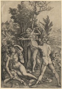 Herkules tienristeyksessä tekijältä Albrecht Dürer