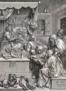 Pyhän Johanneksen syntymän korkea kohokuvioveistos, 1855 tekijältä Albrecht Dürer