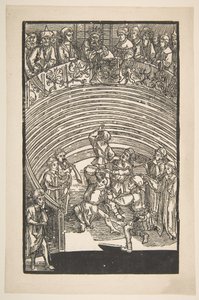 Kuvitus Terencen komediasta, 1800-luvun uusintapainos.n.d. tekijältä Albrecht Dürer