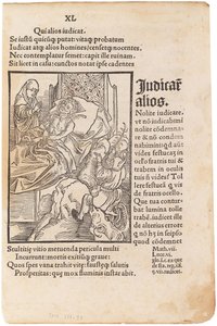 Kuvitus Sebastian Brantin kirjaan Hullujen laiva, 1494. tekijältä Albrecht Dürer