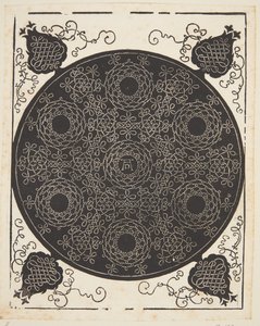 Lomitettu johtokuvio seitsemällä seppeleellä tekijältä Albrecht Dürer