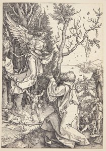 Joakim ja enkeli tekijältä Albrecht Dürer