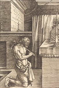 El rei David fent penitència, 1510. finlandès tekijältä Albrecht Dürer