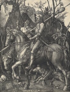 Ritari, kuolema ja paholainen, 1513. tekijältä Albrecht Dürer