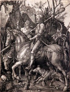 Ritari, kuolema ja paholainen tekijältä Albrecht Dürer