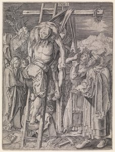 Kristuksen ristiltä laskeminen tekijältä Albrecht Dürer