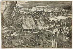 Maisema tykin kanssa tekijältä Albrecht Dürer