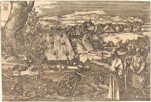 Maisema tykin kanssa tekijältä Albrecht Dürer
