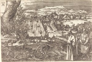 Maisema tykin kanssa tekijältä Albrecht Dürer