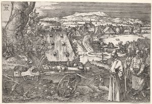 Maisema tykin kanssa tekijältä Albrecht Dürer