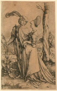 Rakastavaiset ja kuolema tekijältä Albrecht Dürer