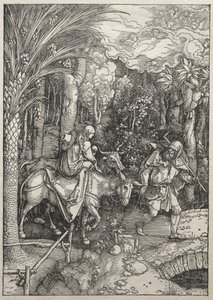 Neitsyen elämä: Lento Egyptiin tekijältä Albrecht Dürer