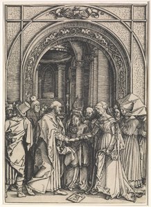 Neitsyen elämä:  Joosefin ja Neitsyen avioliitto tekijältä Albrecht Dürer
