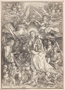 Madonna enkelien kuningatar tekijältä Albrecht Dürer