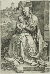 Madonna muurin äärellä tekijältä Albrecht Dürer