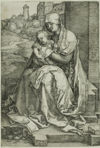 Madonna muurin äärellä tekijältä Albrecht Dürer