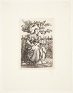 Madonna kruunasi kaksi enkeliä tekijältä Albrecht Dürer