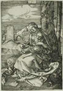 Madonna päärynän kanssa tekijältä Albrecht Dürer