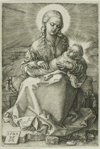 Madonna kapaloidun lapsen kanssa tekijältä Albrecht Dürer