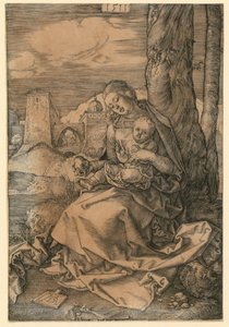 Maria ja päärynä tekijältä Albrecht Dürer