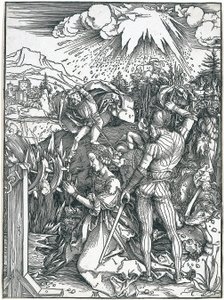 Pyhän Katariinan marttyyrikuolema tekijältä Albrecht Dürer